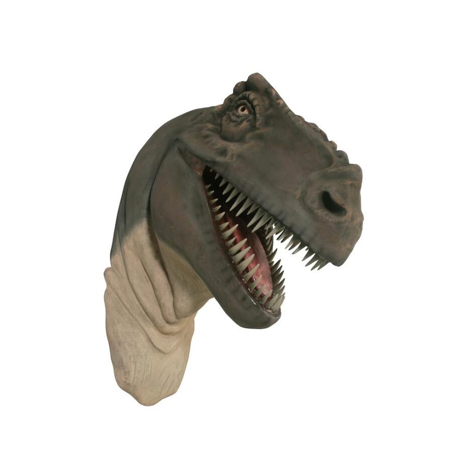 Grand-Scale Tyrannosaurus Rex Dinosaur Wall Trophy