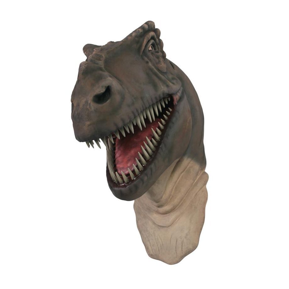 Grand-Scale Tyrannosaurus Rex Dinosaur Wall Trophy