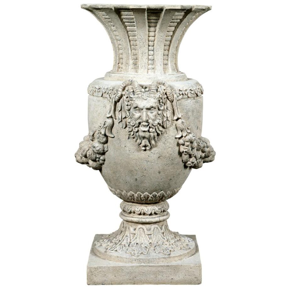 The Greek Pan of Olympus Architectural Garden Urn: Each NE210151