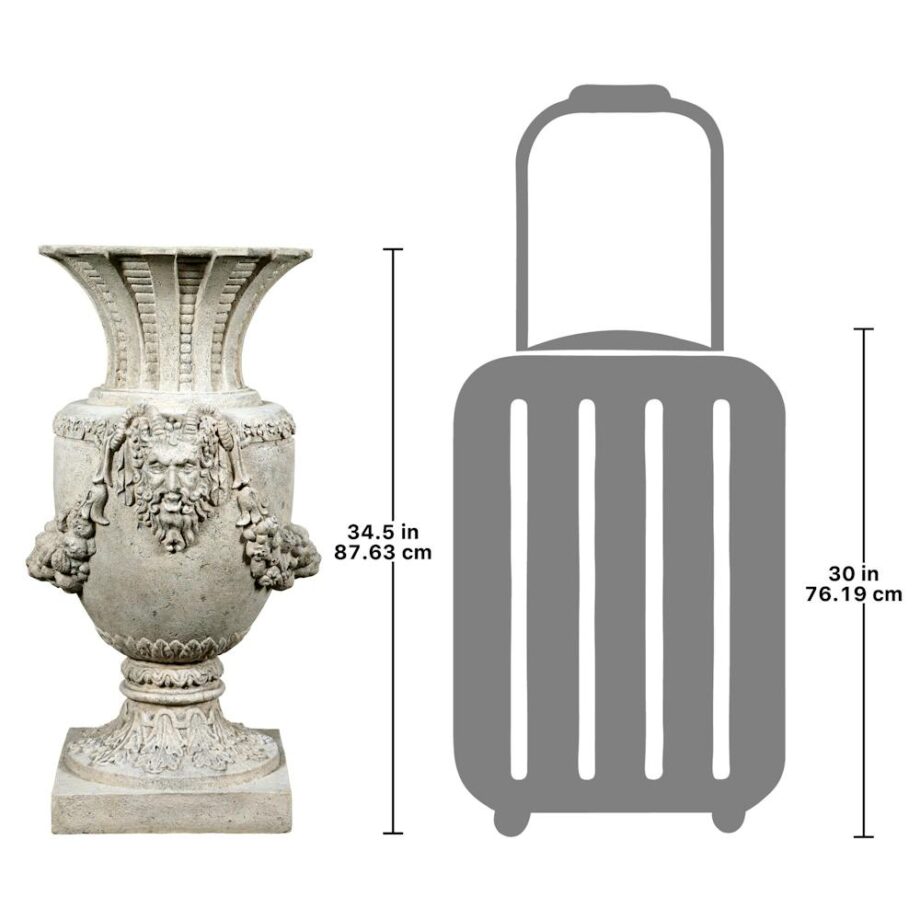 The Greek Pan of Olympus Architectural Garden Urn: Each