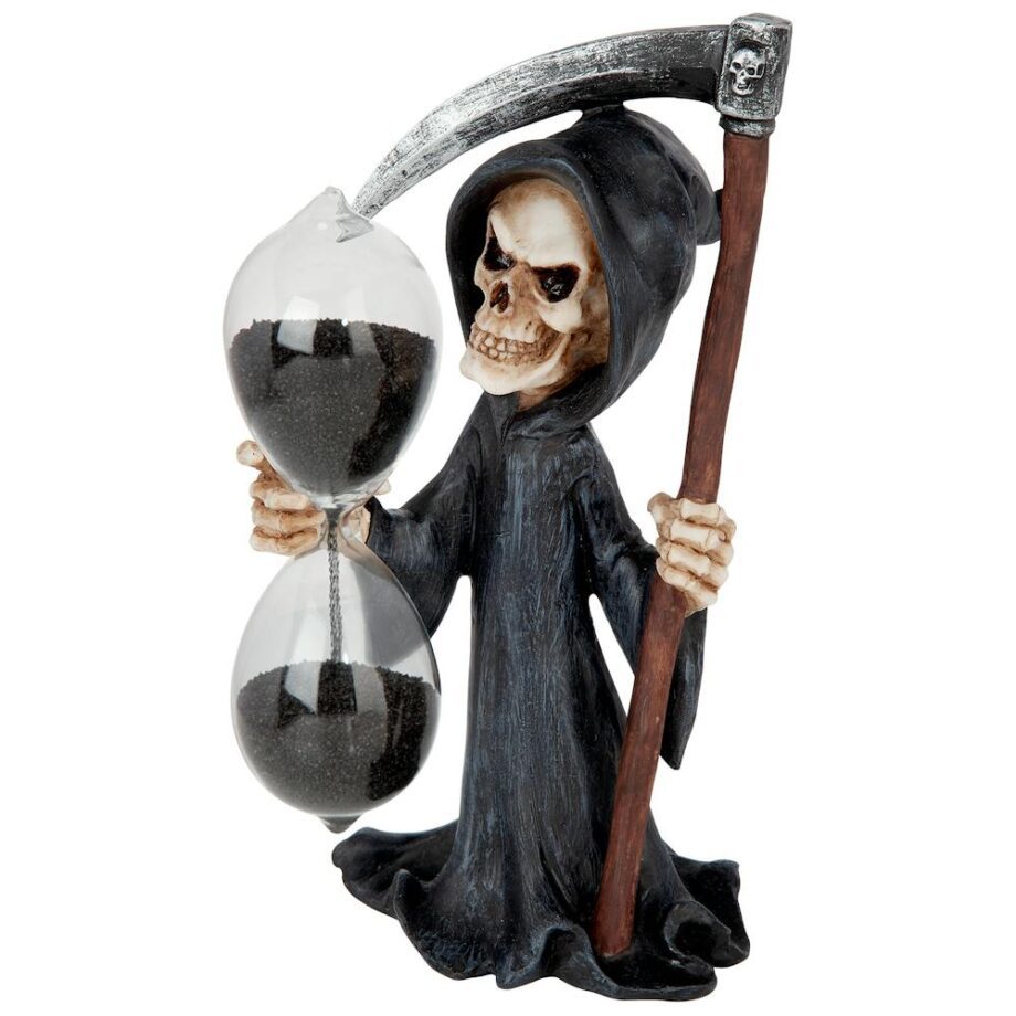 Grim Reaper, Time is Up Sand Timer Hourglass Statue JQ12546