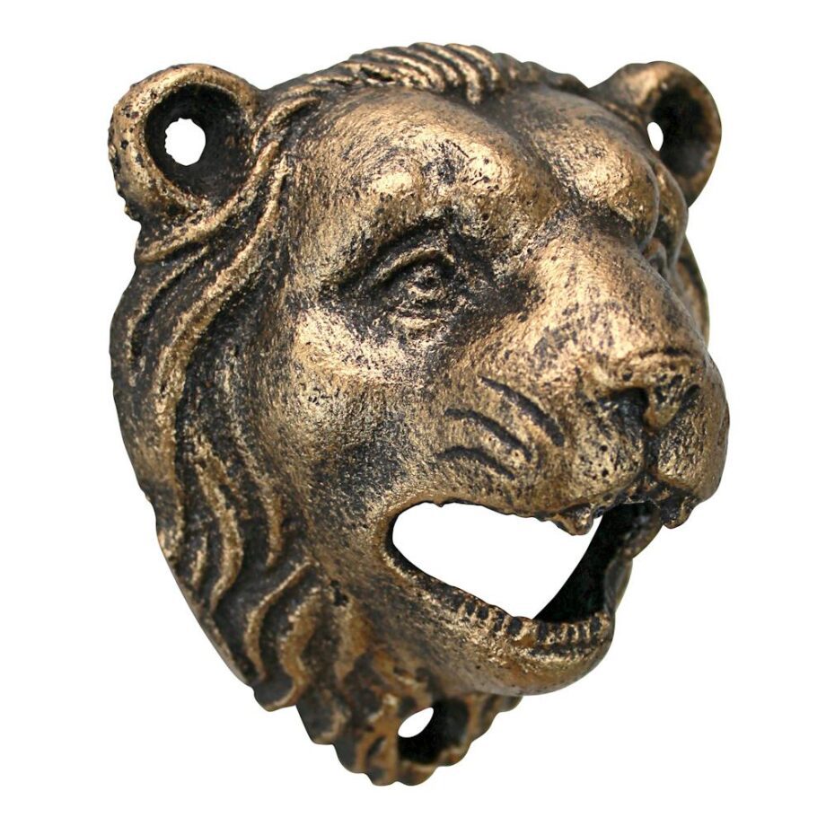 Growling Lion Cast Iron Bottle Opener SP2956
