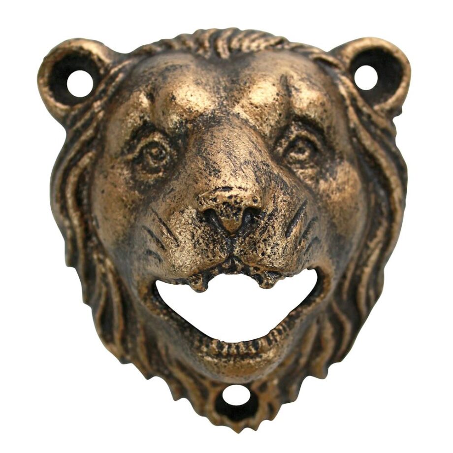 Growling Lion Cast Iron Bottle Opener