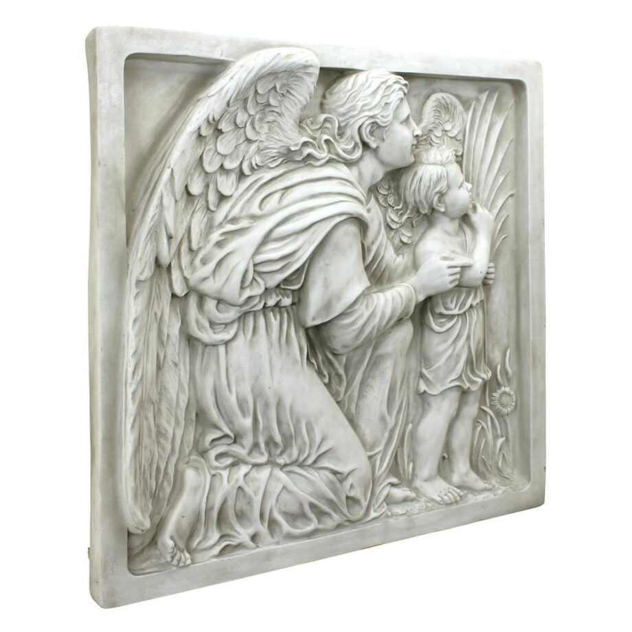 Guiding Angel Sculptural Wall Frieze