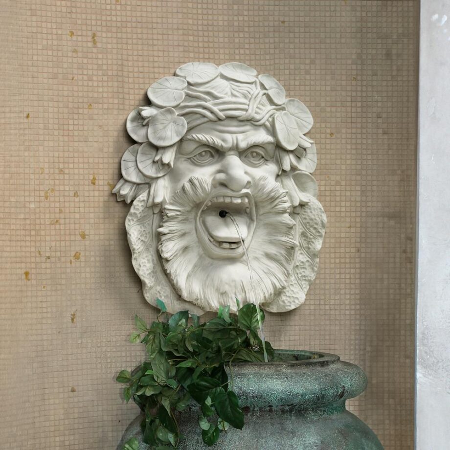 Hafod Mansion Greenman Fountain Wall Sculpture KY2082