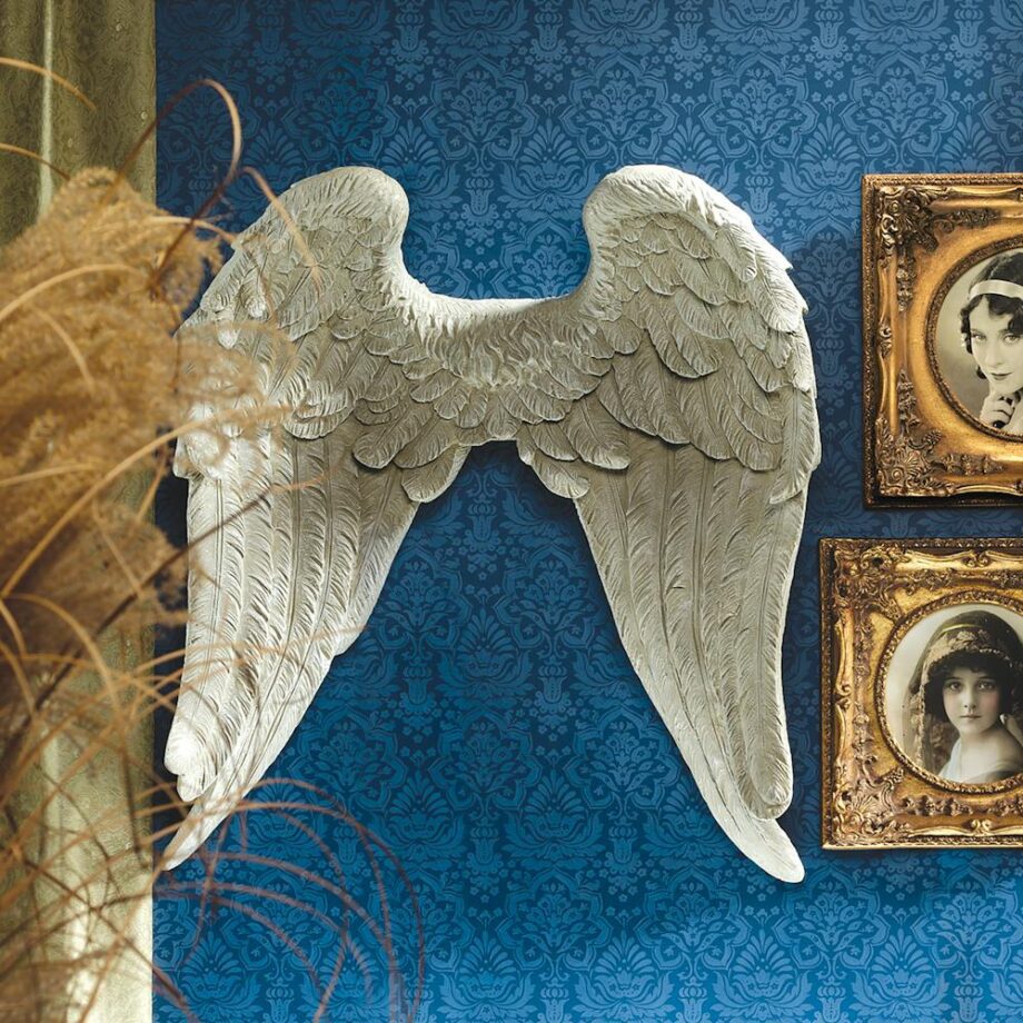 Heavenly Guardian Angel Wings Wall Sculpture EU20780