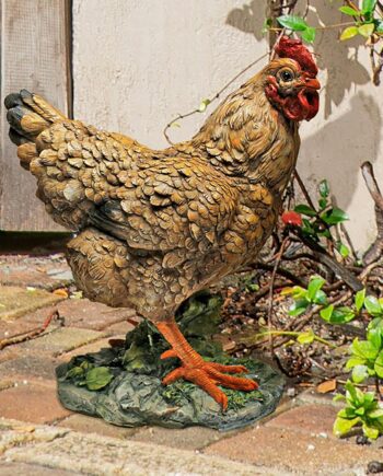 Henrietta the Hen Barnyard Chicken Statue QM188651