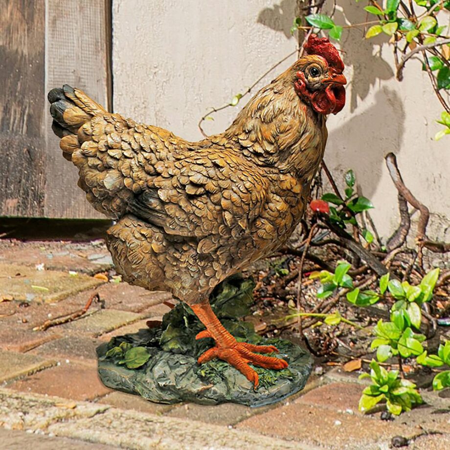 Henrietta the Hen Barnyard Chicken Statue QM188651