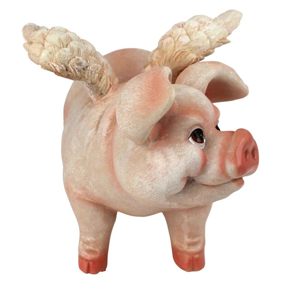 Hog Heaven Flying Pigs Statue Collection: Standing