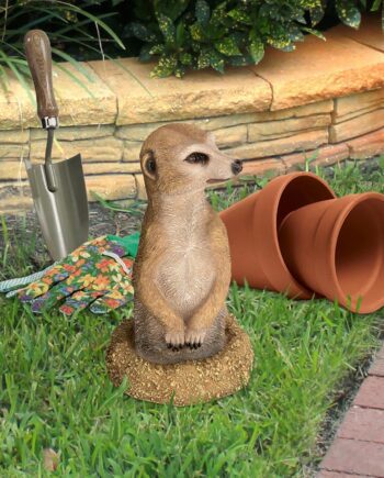 Hole in One African Meerkat Garden Statue: Each QM3143400