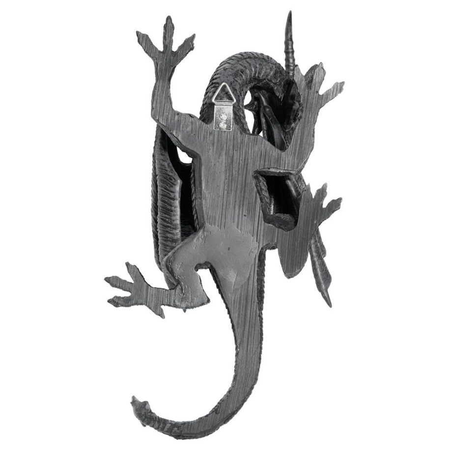 Horned Dragon of Devonshire Gothic Wall Sculpture: Each