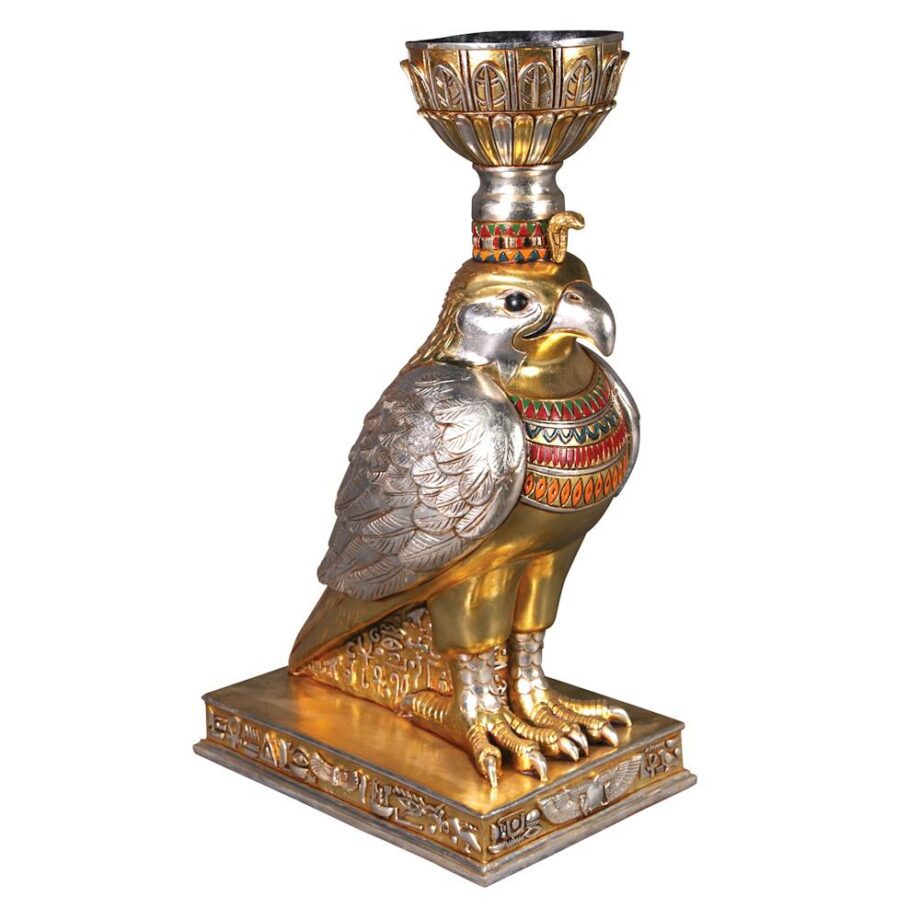 Horus the Egyptian Winged Falcon Sculptural Urn NE75337