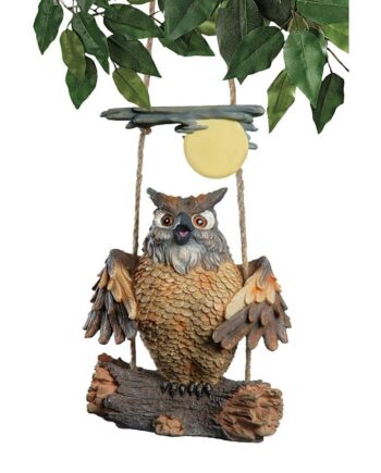 Howie the Hoot Owl Swinging Sculpture EU42044