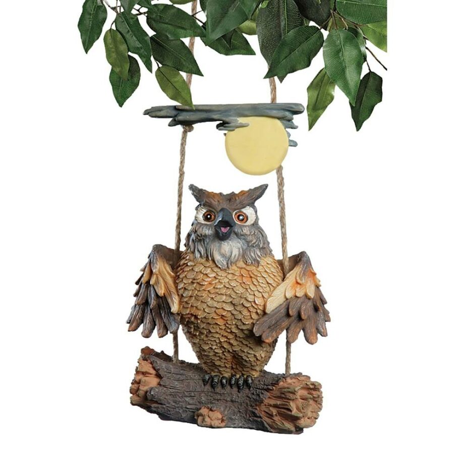 Howie the Hoot Owl Swinging Sculpture EU42044