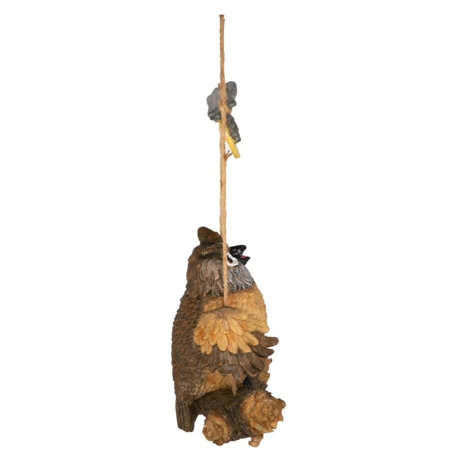 Howie the Hoot Owl Swinging Sculpture