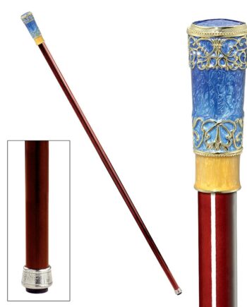 The Imperial Collection: Napoleonic Enameled Walking Stick FH225