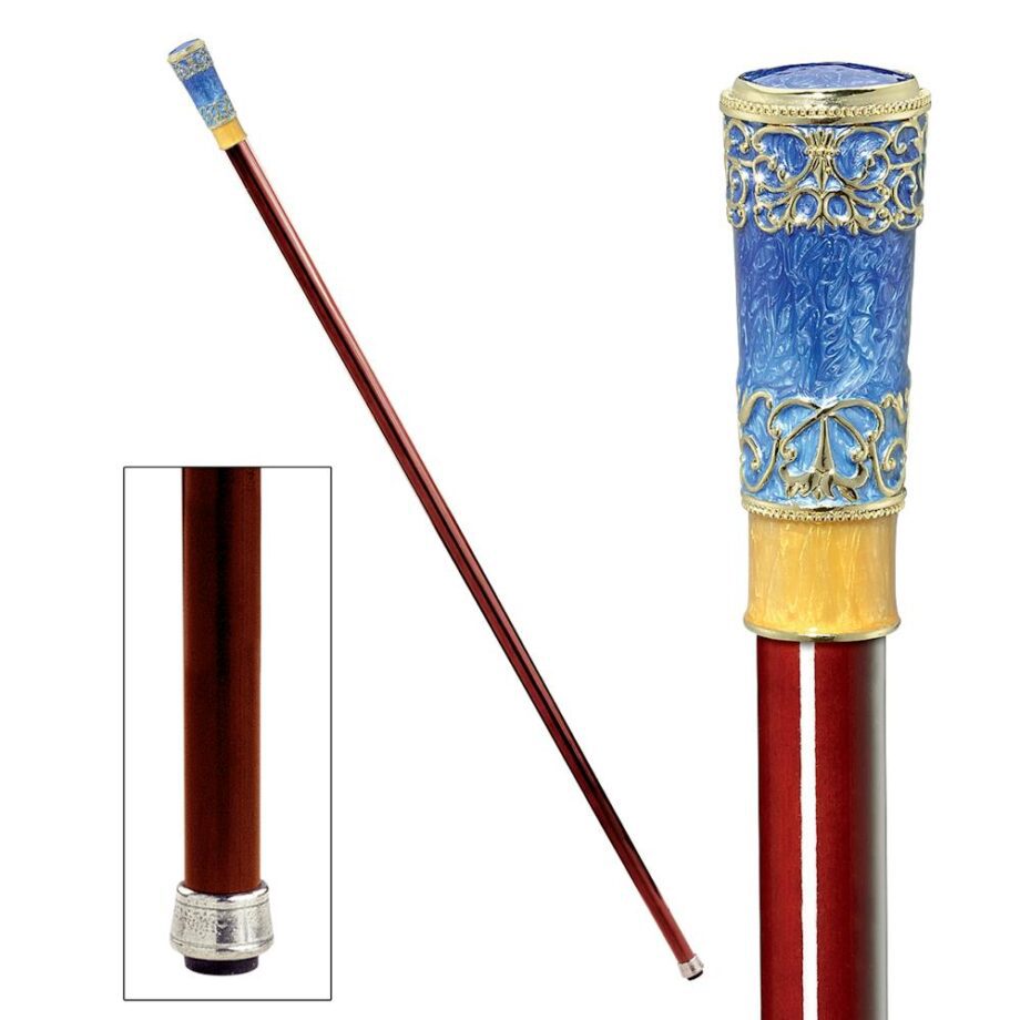 The Imperial Collection: Napoleonic Enameled Walking Stick FH225