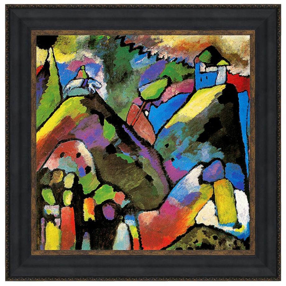 Improvisation IX Framed Canvas Replica Painting: Small DA3661