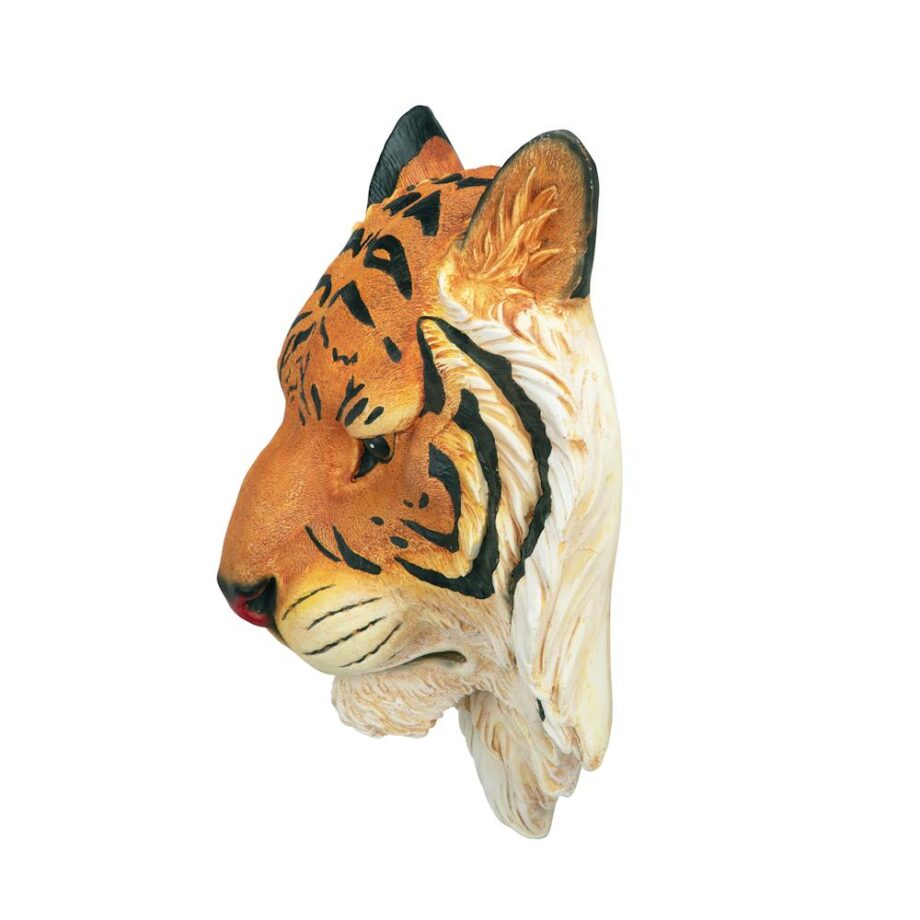 Indochinese Tiger Wall Sculpture: Each