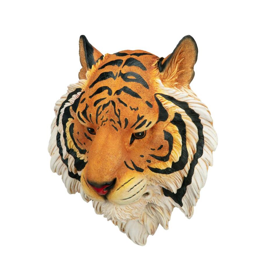 Indochinese Tiger Wall Sculpture: Each