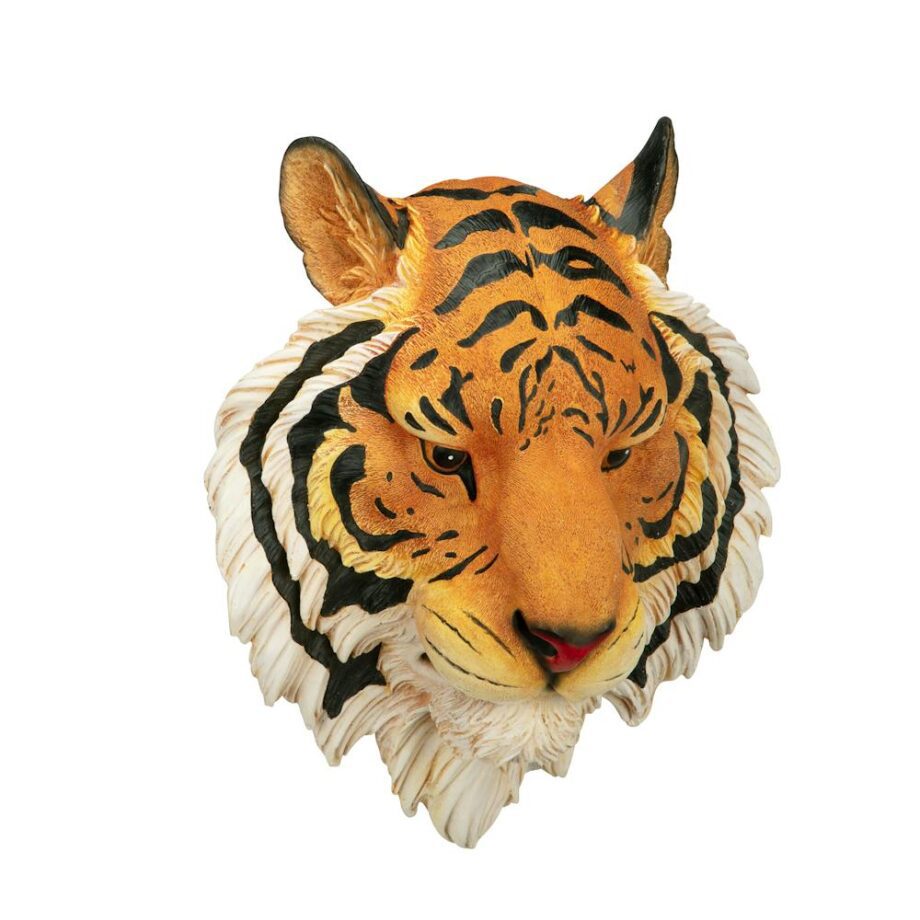 Indochinese Tiger Wall Sculpture: Each