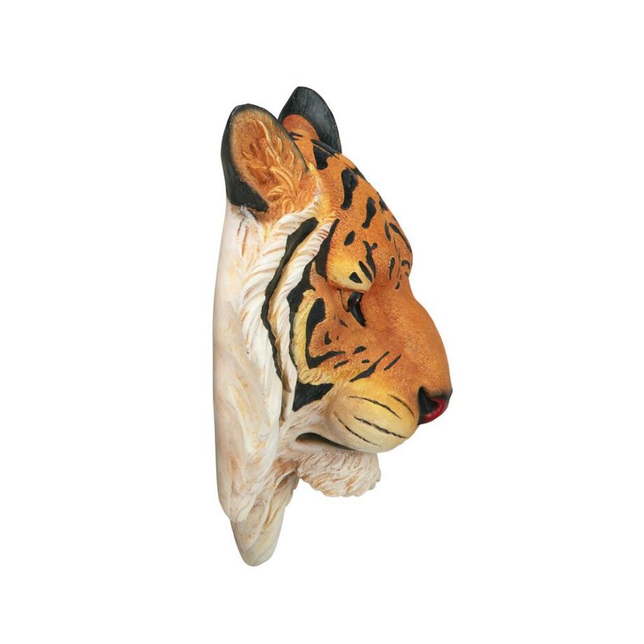 Indochinese Tiger Wall Sculpture: Each