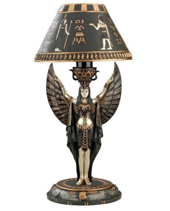 Isis Egyptian Goddess Sculptural Table Lamp: Each CL2609