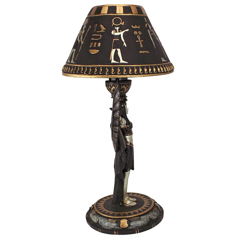 Isis Egyptian Goddess Sculptural Table Lamp: Each