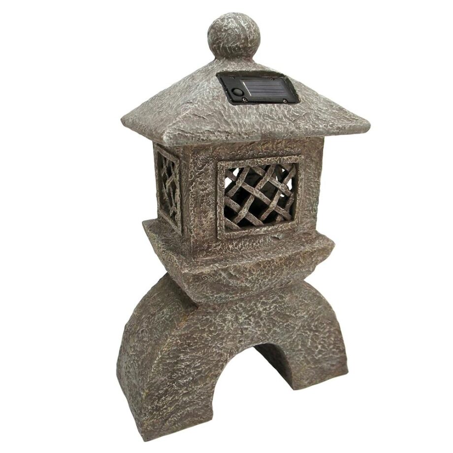 Japanese Pagoda Illuminated Lantern Statue: Each