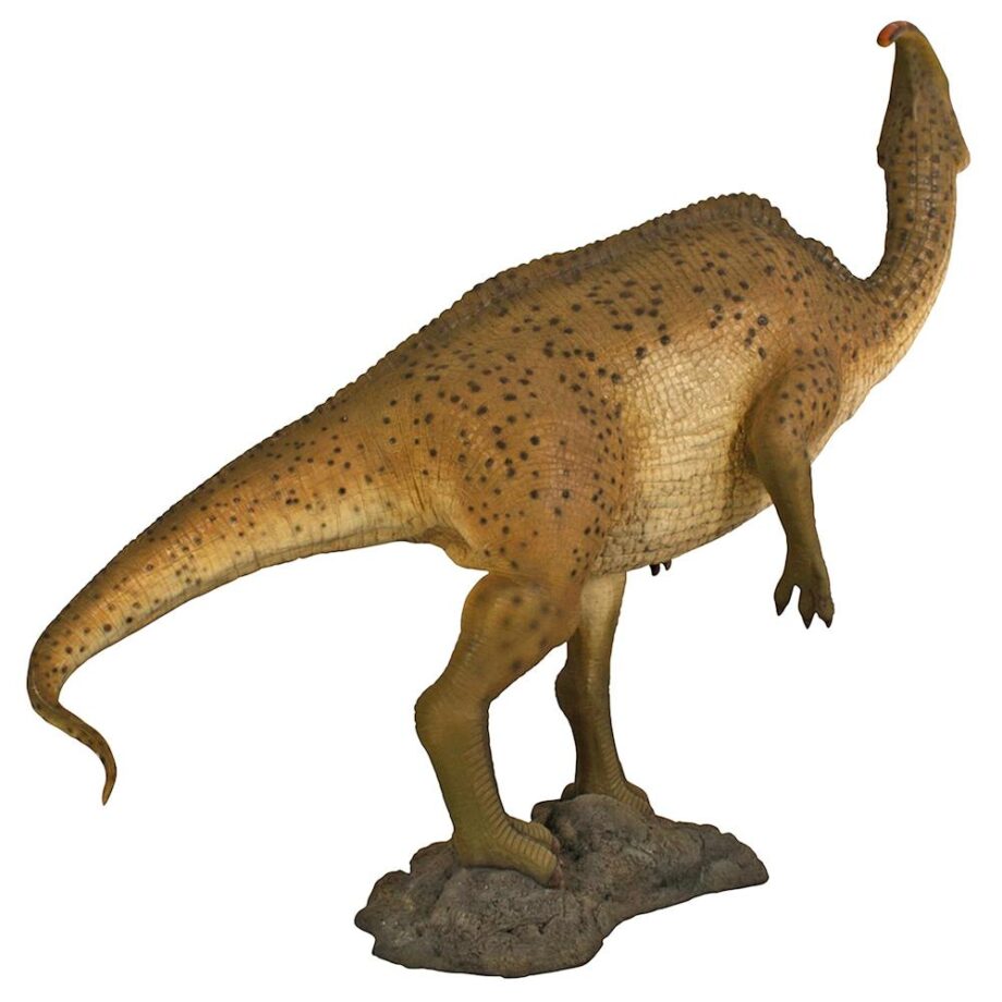 Jurassic-Sized Parasaurolophus Dinosaur Statue