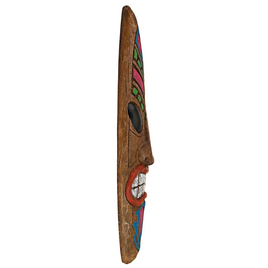 Ka Hekili Thunder God Tiki Mask Wall Sculpture: Each