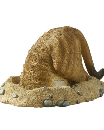 Kalahari Meerkat Statue: Into Hole QL57082