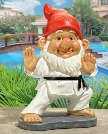 Karate Kobi Martial Arts Garden Gnome Statue QM7511103