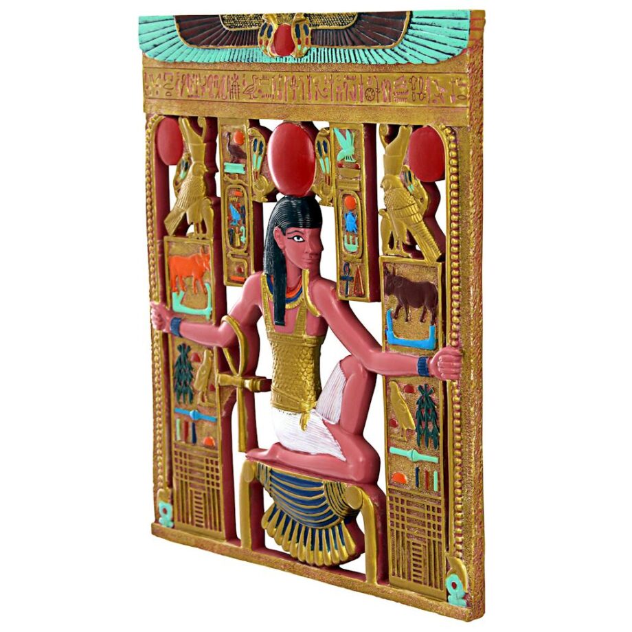 King Tut Cartouche Egyptian Wall Sculpture