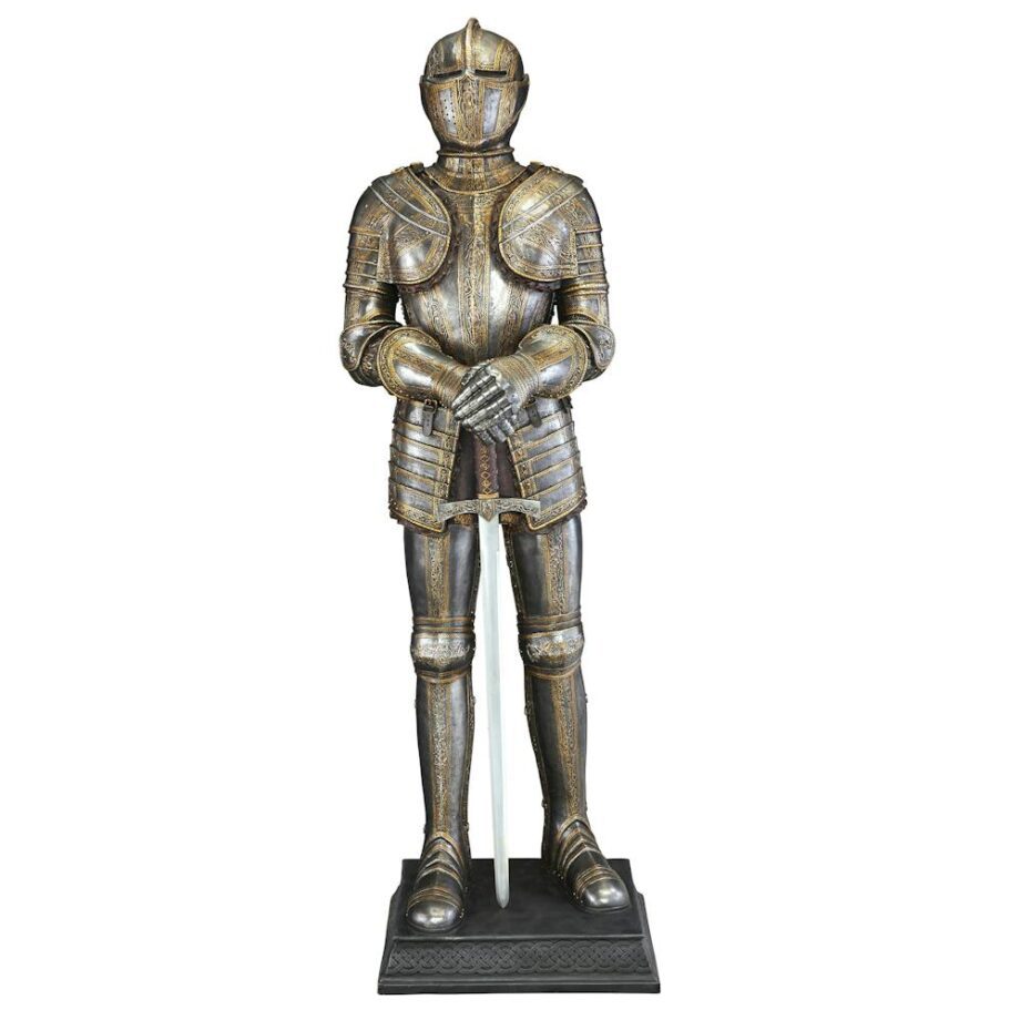 Knight's Guard Medieval Armor Statue with Sword