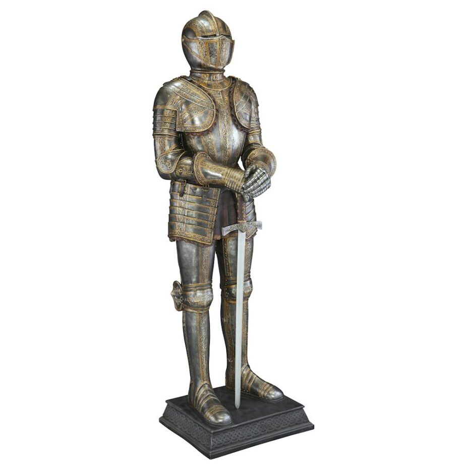 Knight's Guard Medieval Armor Statue with Sword