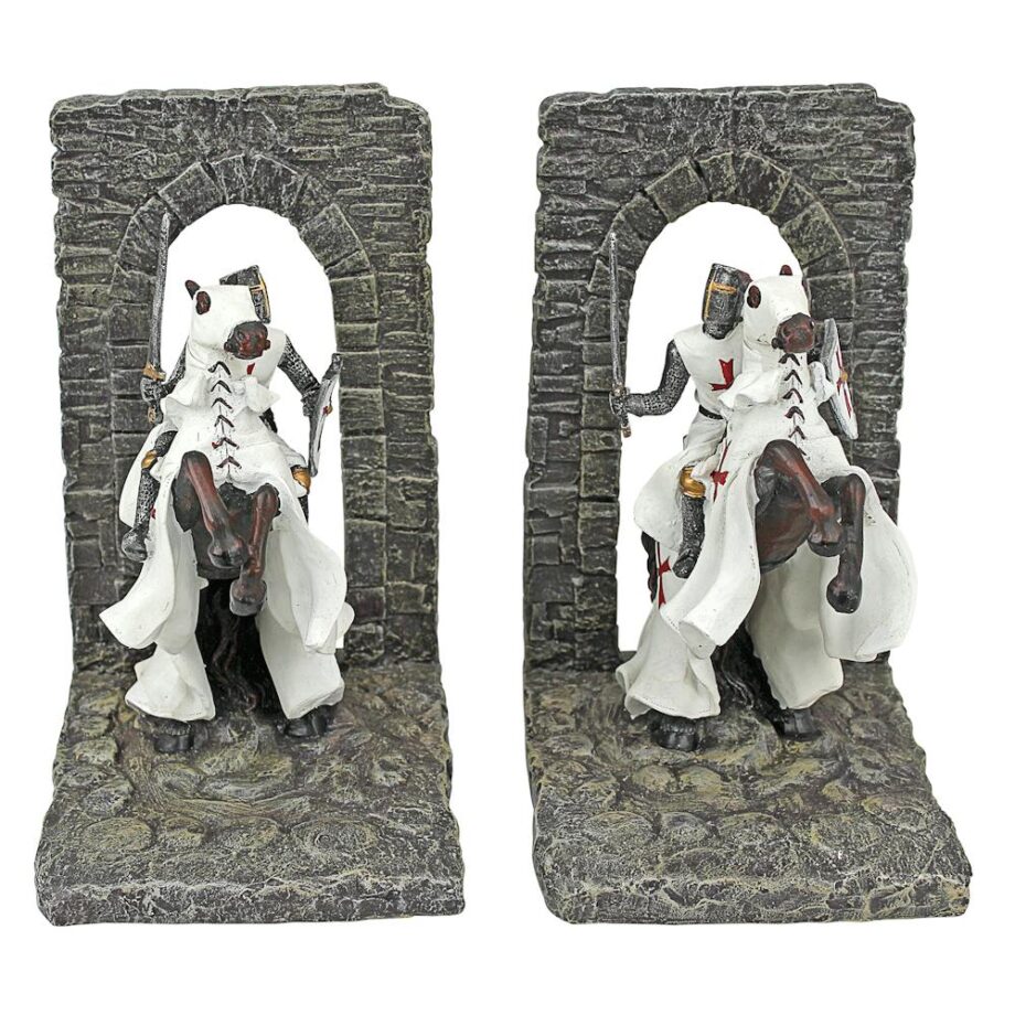 Knights of the Digital Realm Sculptural Bookends