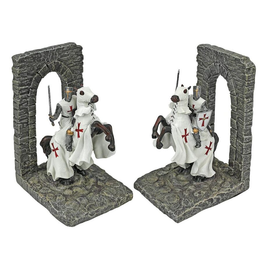 Knights of the Digital Realm Sculptural Bookends