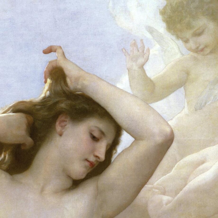 La Naissance de Venus Framed Canvas Replica Painting: Small