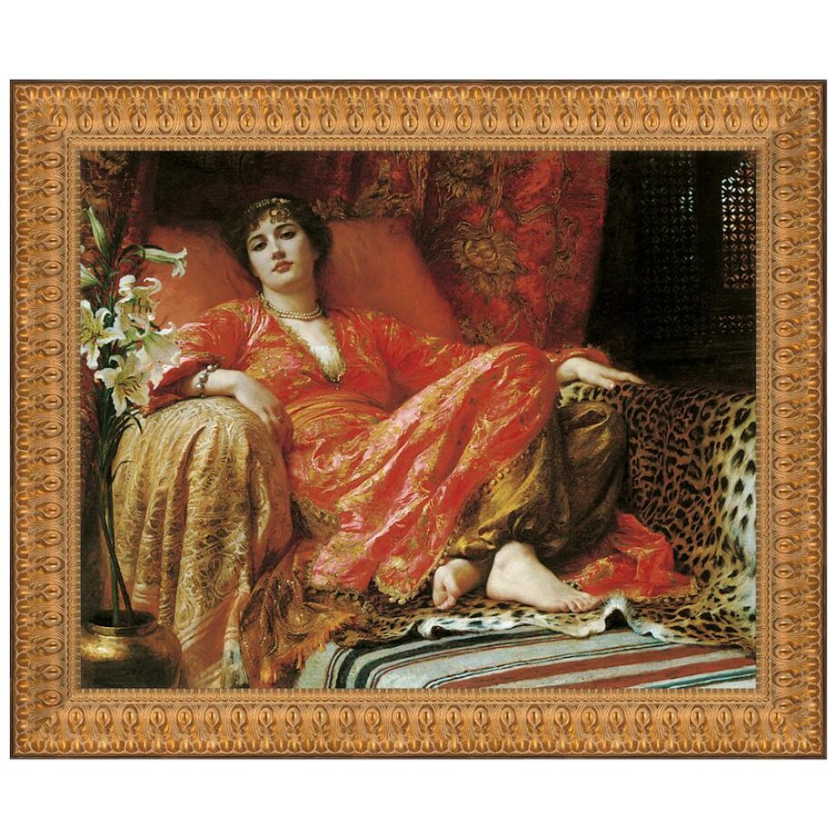 Leila (Passion) Framed Canvas Replica Painting: Small DA4271