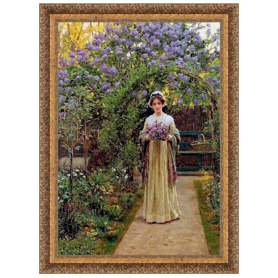 Lilac Framed Canvas Replica Painting: Small DA5791