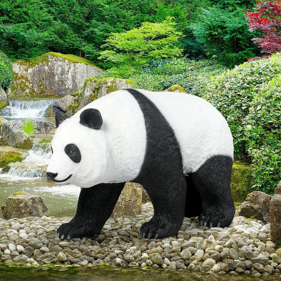 Ling Ling Giant Walking Panda Bear Garden Statue NE170232