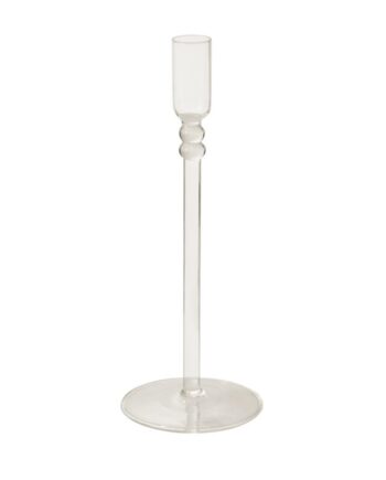 Lucasta Clear Candleholder - 3.5"x 9.75" 31837.00