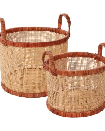 Maple Brown Basket (11"/13.75") - Set of 2 60095.25