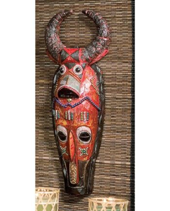 Mask of the Congo African Wall Sculpture: Cape Buffalo QL19713