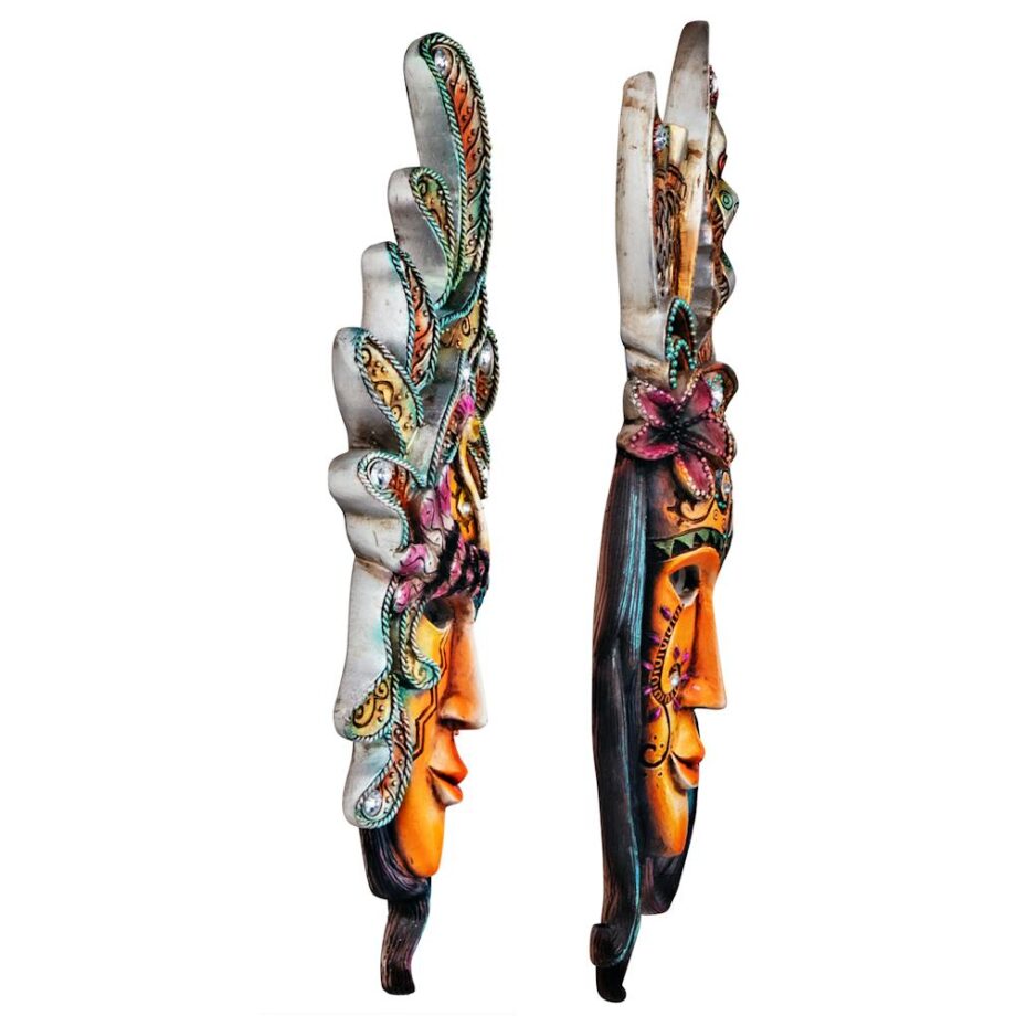 Masquerade at Mardi Gras Mask Wall Sculpture Set