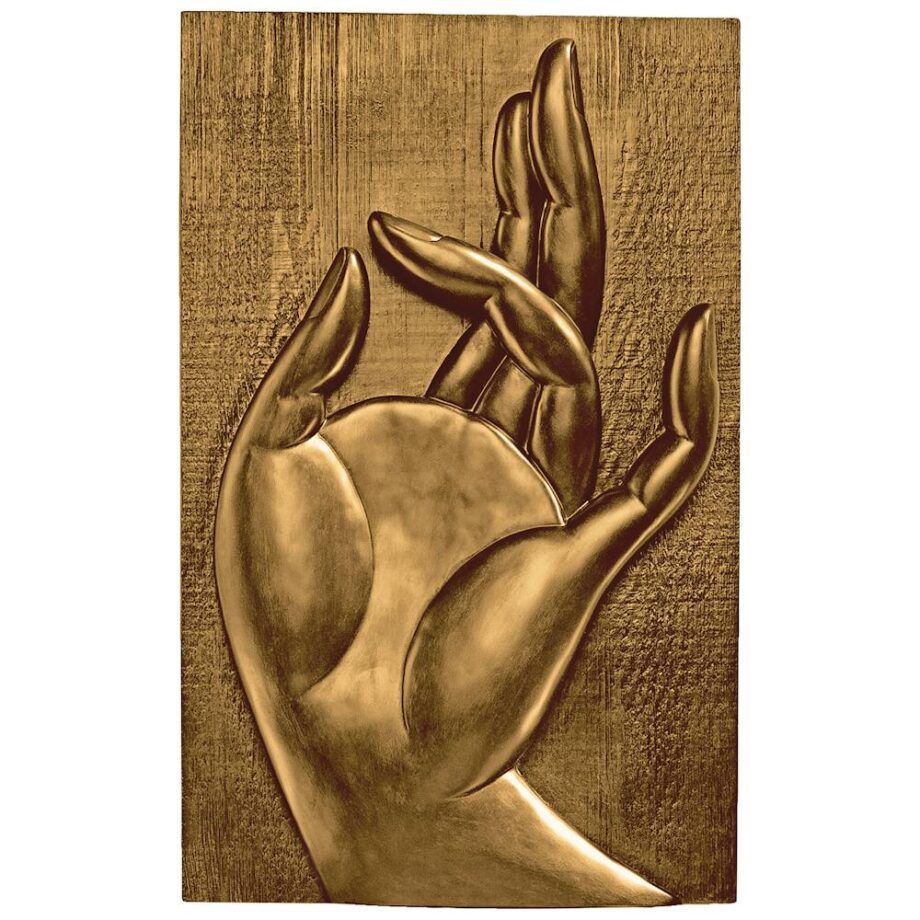 Mayura Mudra Buddhist Hand Wall Sculpture