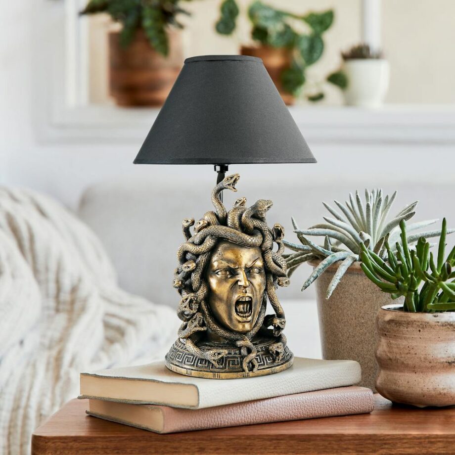 Medusa the Greek Snake-Haired Gorgon Sculptural Table Lamp CL79224