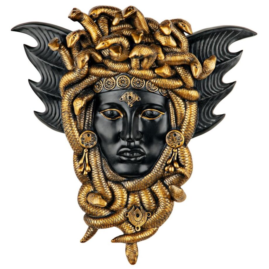 Medusa the Greek Snake-Haired Gorgon Wall Sculpture