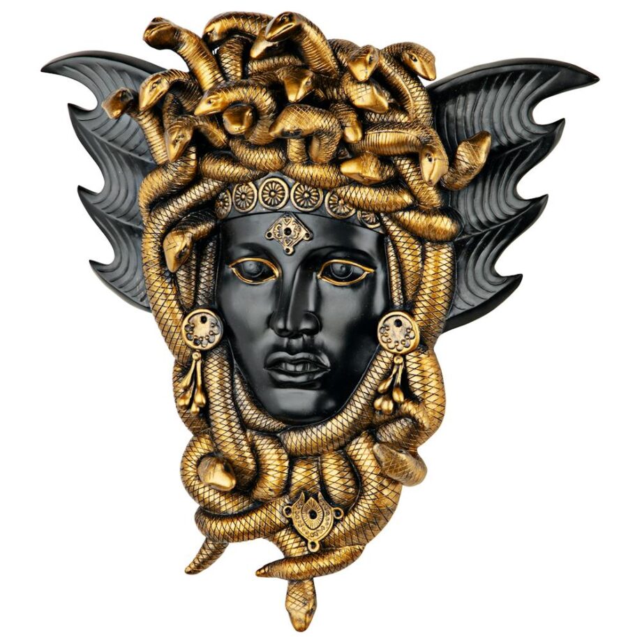 Medusa the Greek Snake-Haired Gorgon Wall Sculpture